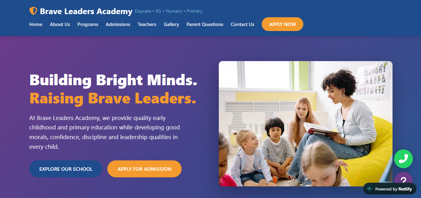 Brave Leaders Academy – Word Onyx